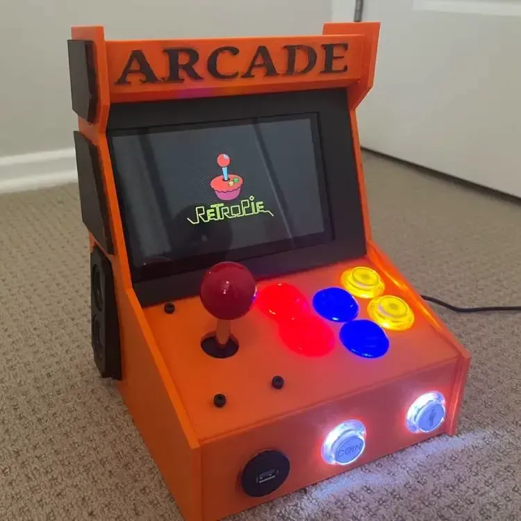 Print-In-Place RetroPie Arcade