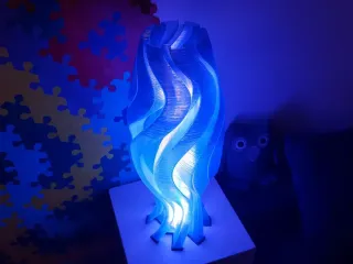 Blue Vase/Lamp