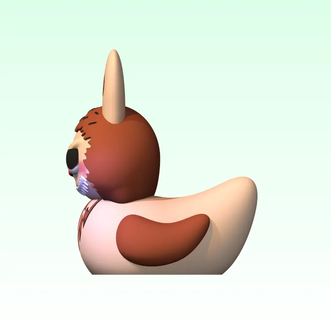 Labubu Duck 3D Model STL file Cute Fanart