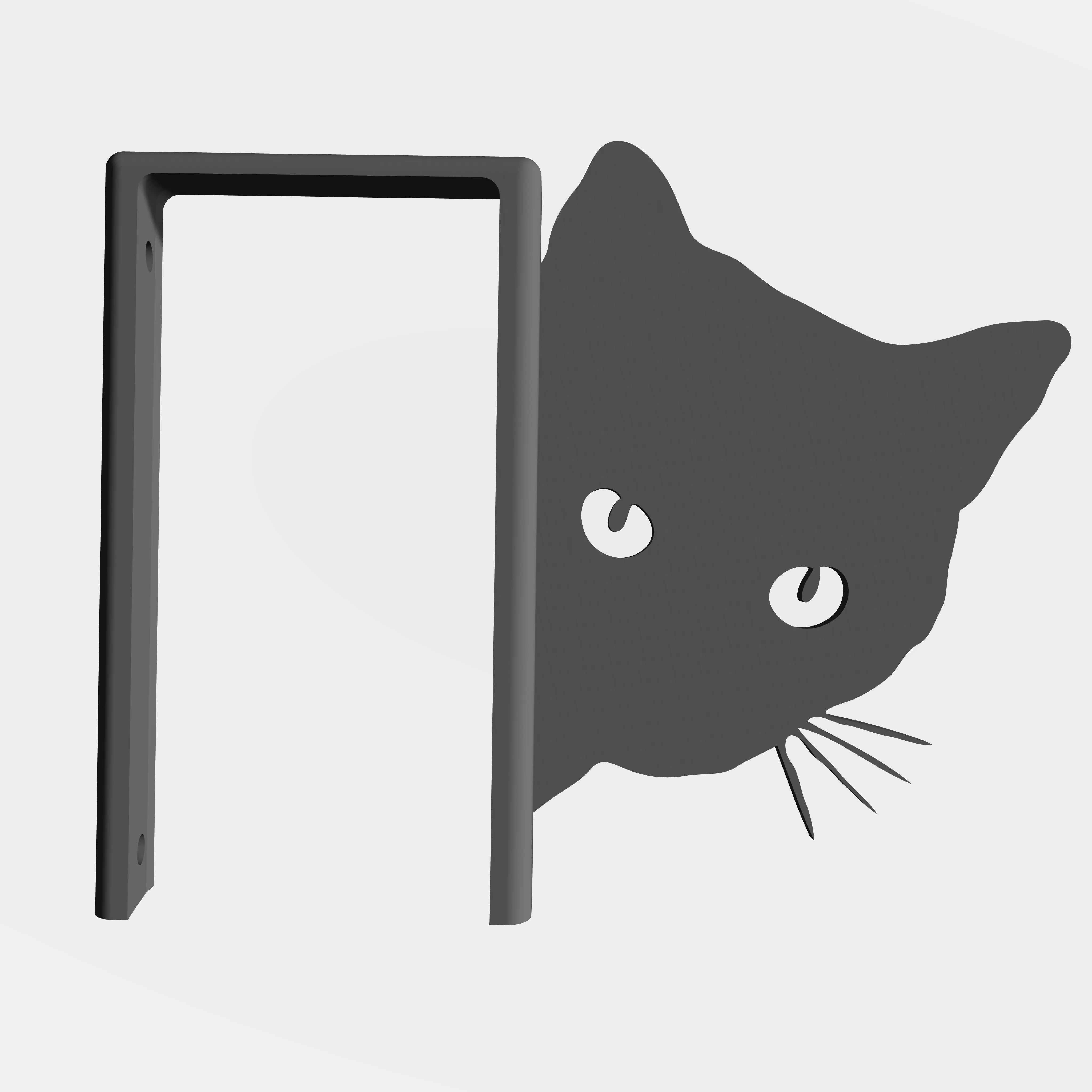 Cat Peeking - Ring Door Bell Decoration -