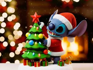 Stitch Christmas Tree Decorator 🎄