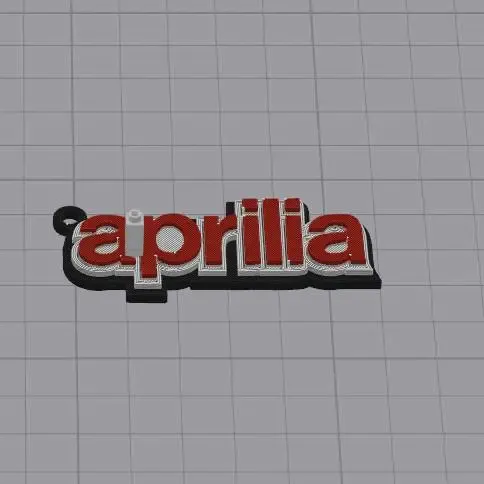 aprilia motorcycle keychain