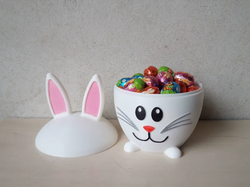 Easter bunny bowl