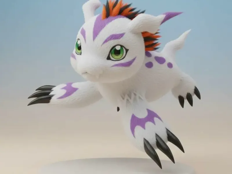 Gomamon Digimon Creature Model