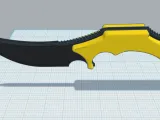 Cuchillo de entrenamiento simple-2