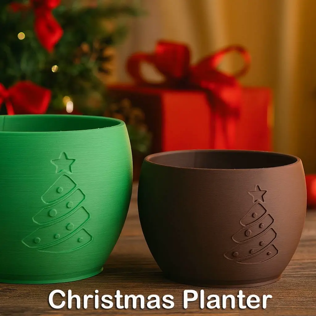 Christmas Planter Pot