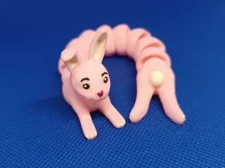 Articulated Bunny, Long Version, Print-in-place, Easter Toy