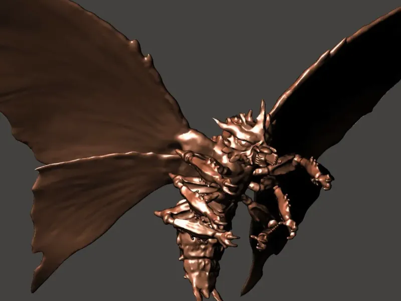 BATTRA GIANT MOTHRA GIGAMOTH!! GODZILLA KAIJU FLYING MONSTER