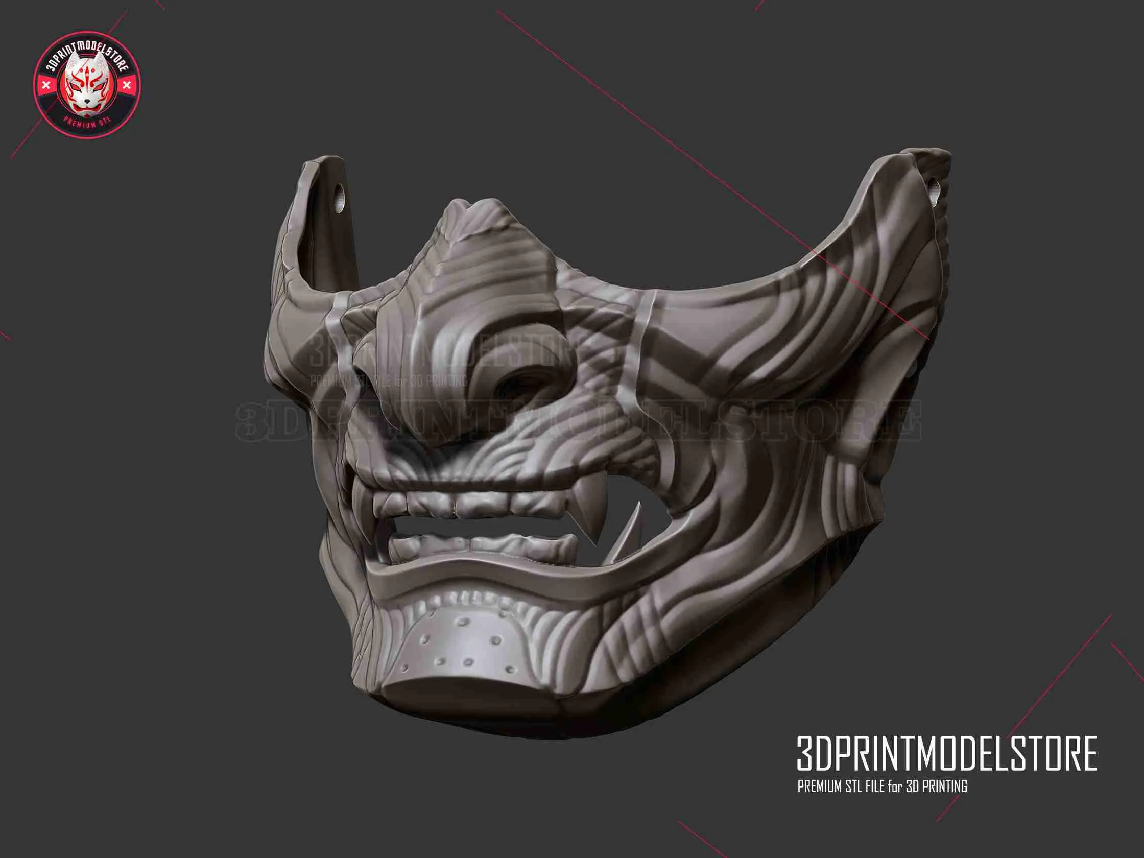 Geist von Tsushima Maske - Japanische Kitsune Geistermaske