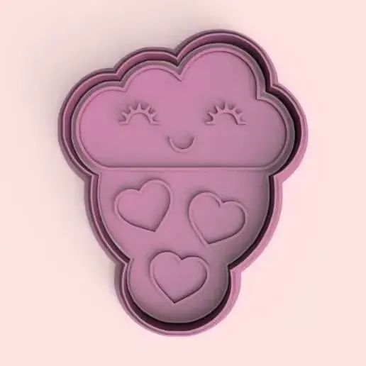unicorn cloud cookie cutter