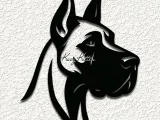 great dane dog WALL ART HOME DECOR-0