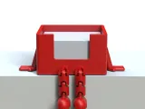 Articulated Sticky Note Holder | Fun Storage with Legs Toy-6