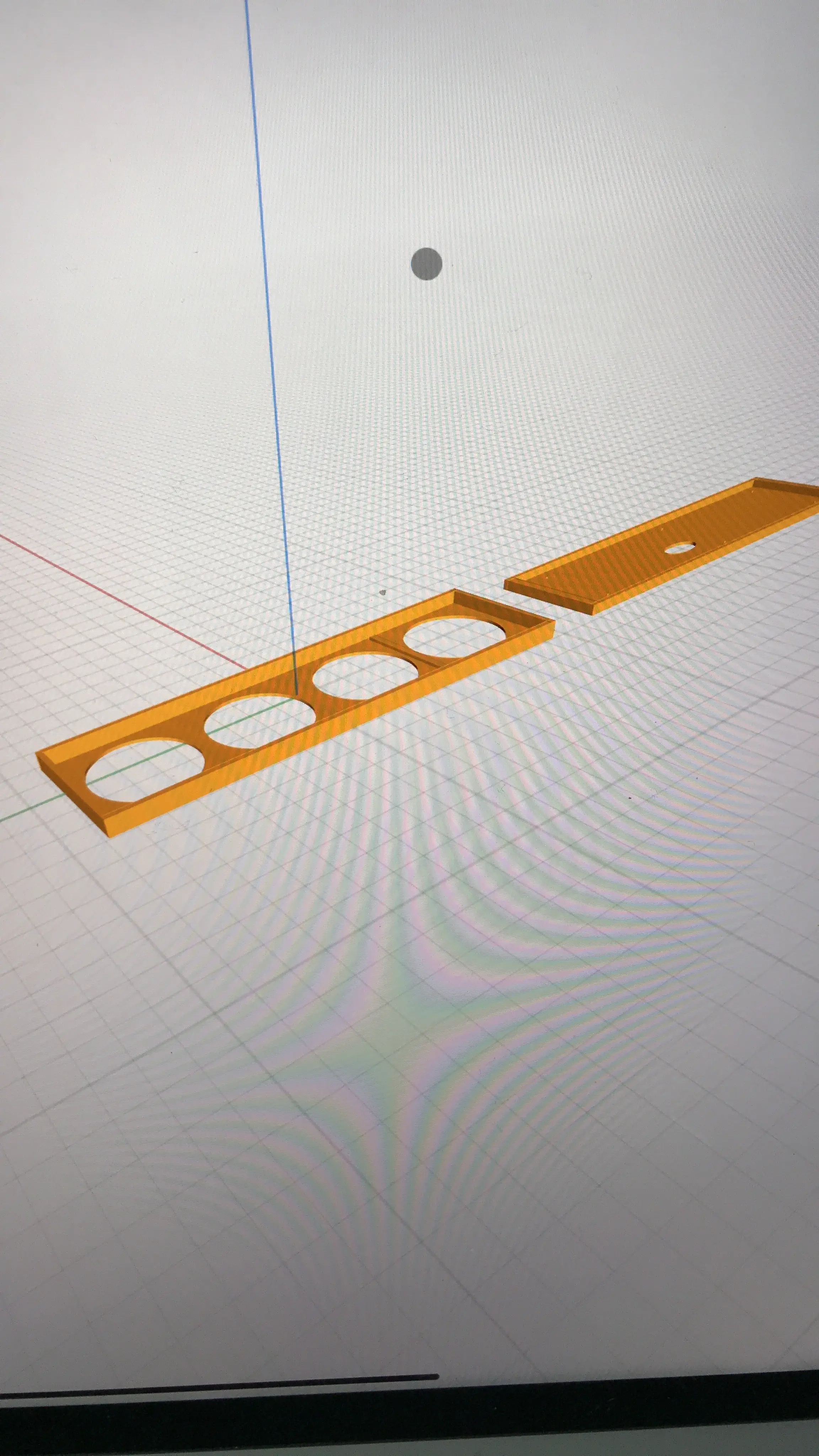 Lampe mit Deckenhalter