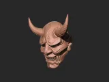 Hannya Mask 3d print model-2