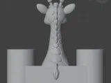 Giraffe Organizer STL – Pencil Holder-4