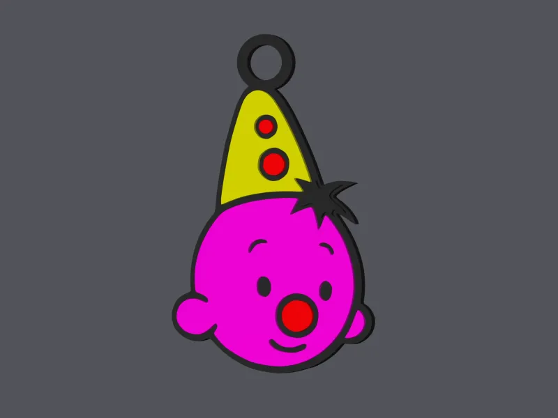 Bumba Clown - Keychain