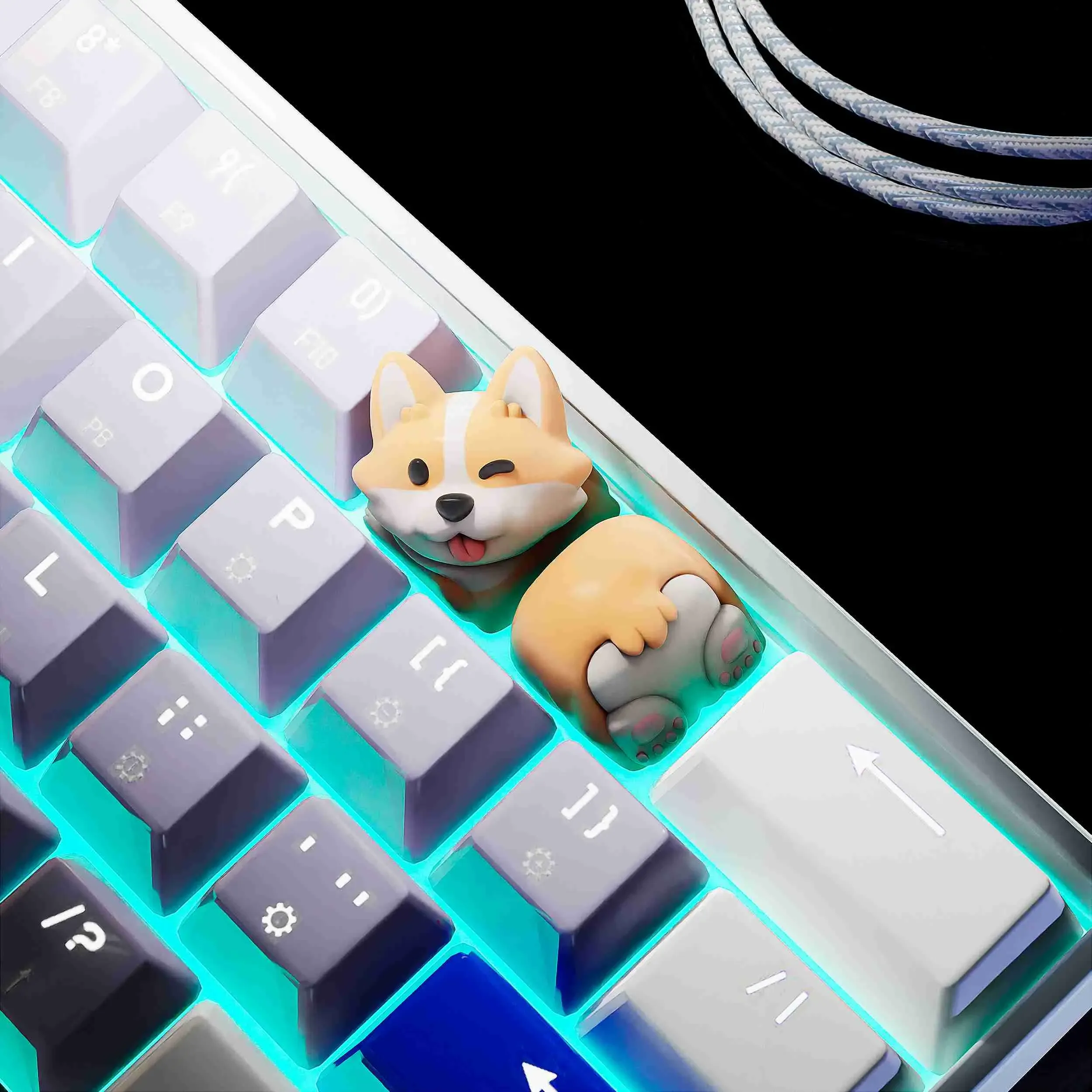 Puppy Corgi keycaps - Mechanical Keyboard