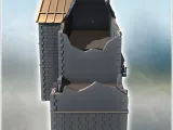 Large building with a zinc roof hewn stone base-4