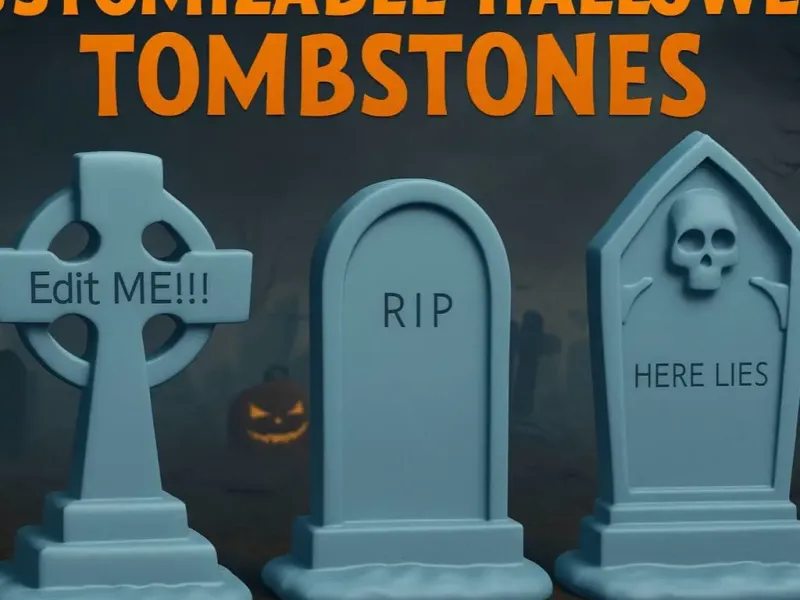 Aanpasbare Halloween-grafstenen Dungeons and Dragons graf