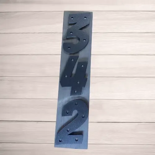 Numéros d'adresse décoratifs (0-9)