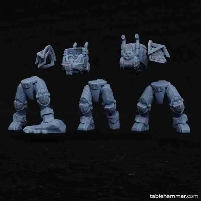Clockwork Ancient - Space Dwarf golem mech