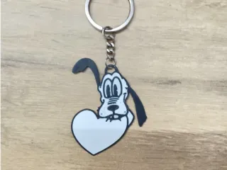 Llavero Pluto Corazon