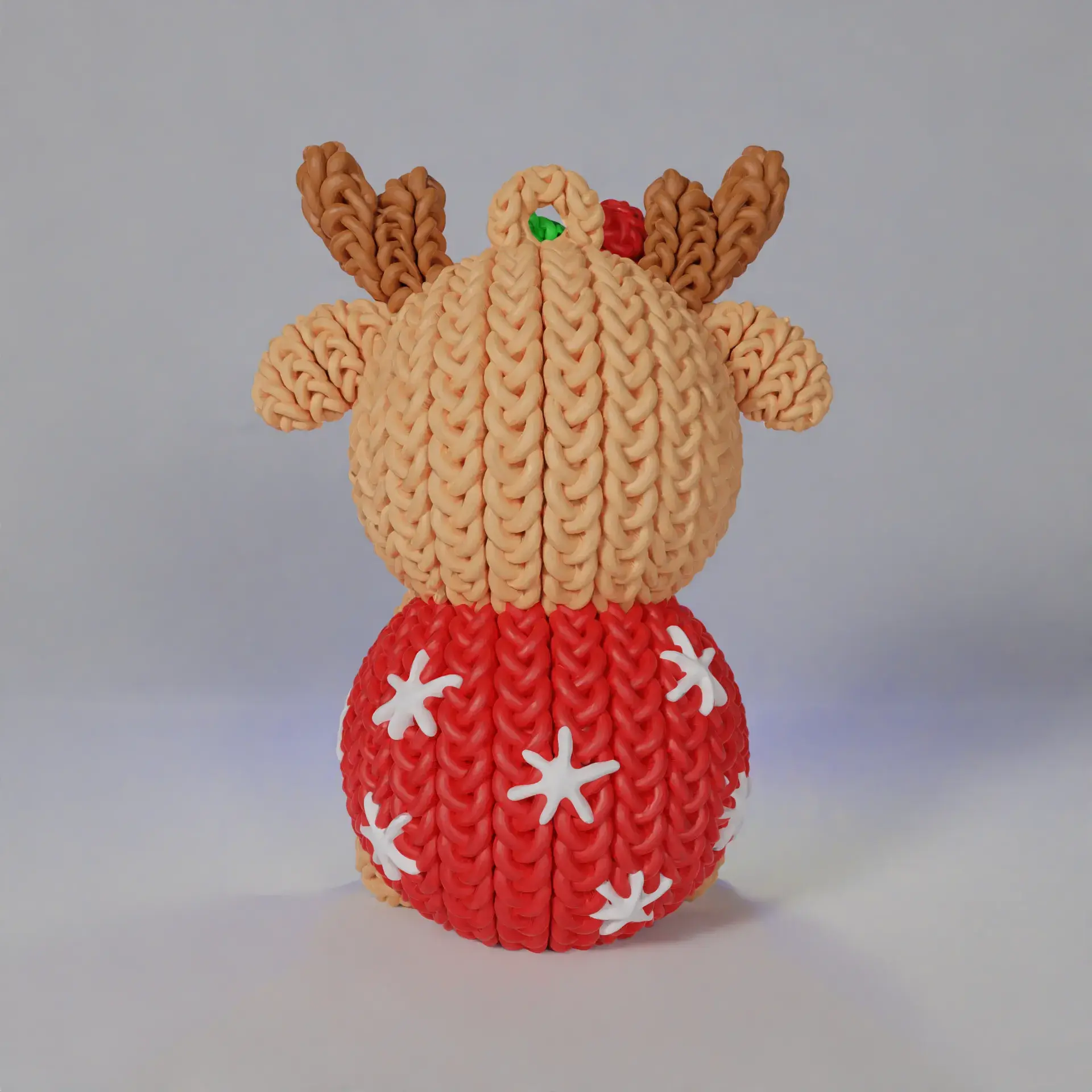 Reindeer Crochet - Knitted- Christmas Tree Decor