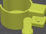 Cup Holder with Screw on Clamp-0