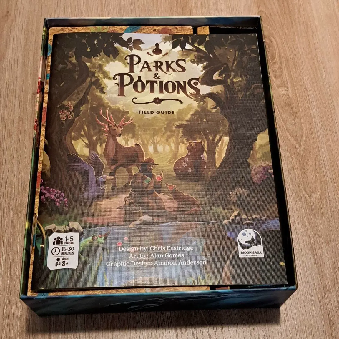 Parks & Potions Boardgame Insert and Organizer