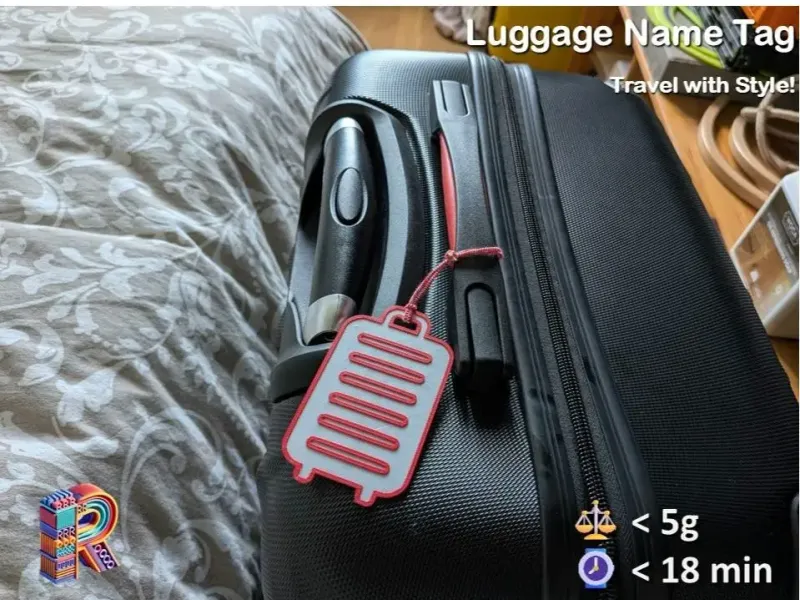 ✈️ Travel in Style – Luggage Name Tag