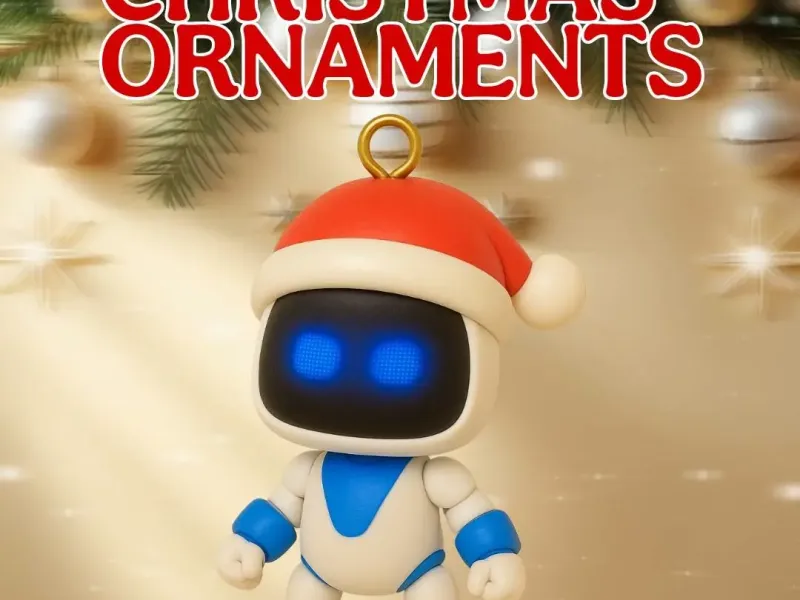 Astro Bot Christmas Ornament