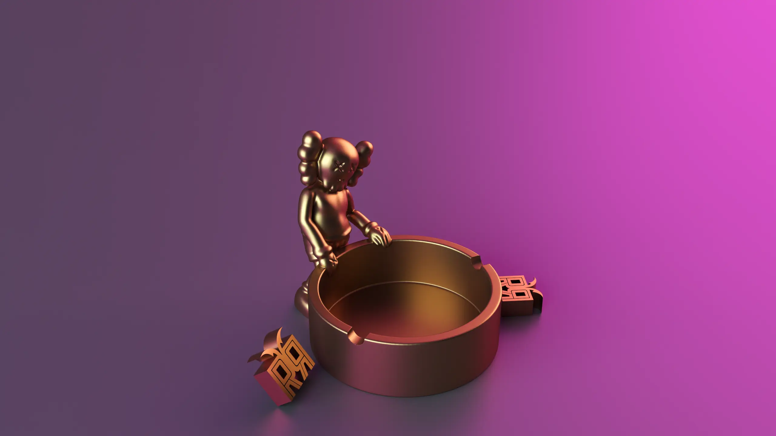 KAWS ASHTRAYS