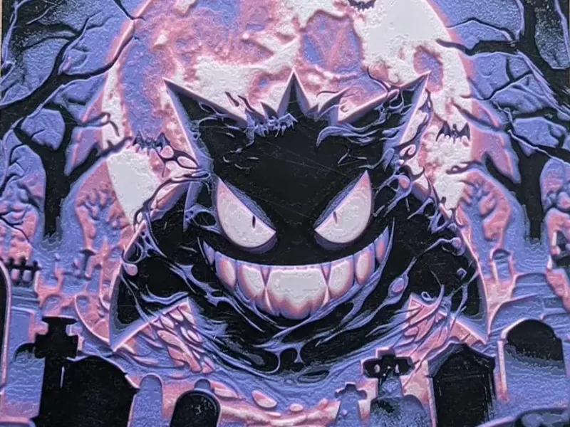 Gengar in the Cemetery ( Hueforge )