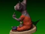 Sphynx Zen Karikatür-5