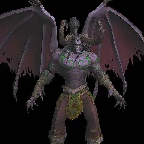 Illidan Legion Low Poly