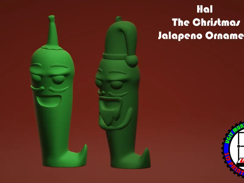 Hal, l'ornamento natalizio di Jalapeno - Nessun supporto