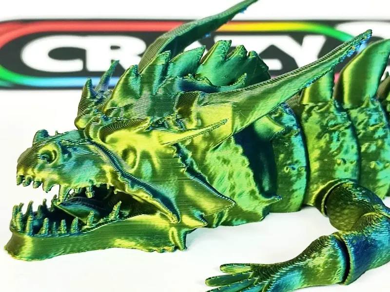 Ultra articulated Dragon Lizard