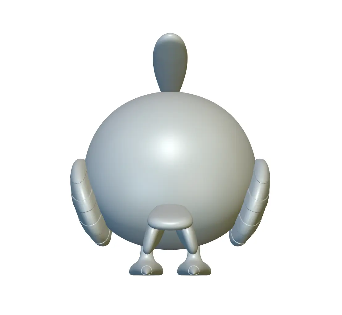 Pokemon Natu #177 - Ready for 3D Printing!