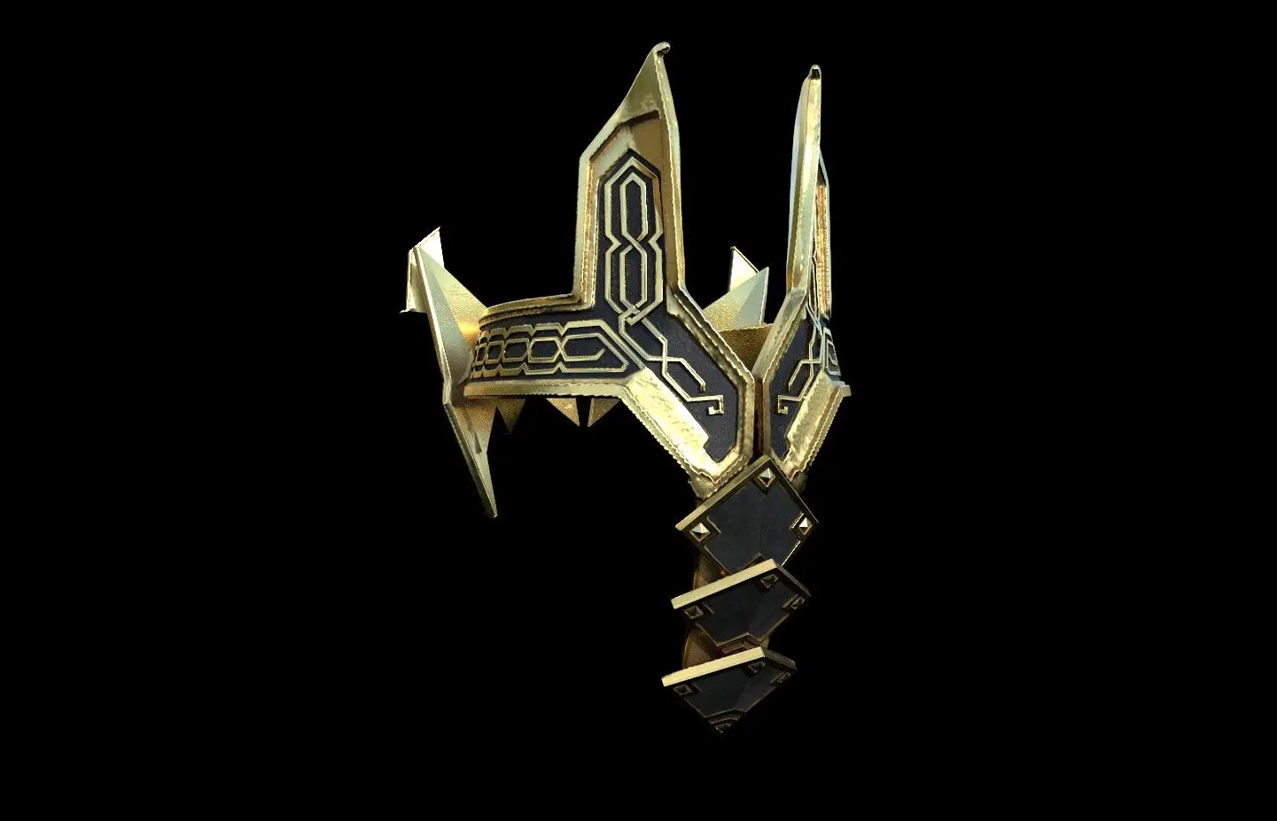 Thorin Oakenshield Crown The Hobbit 3d digital download
