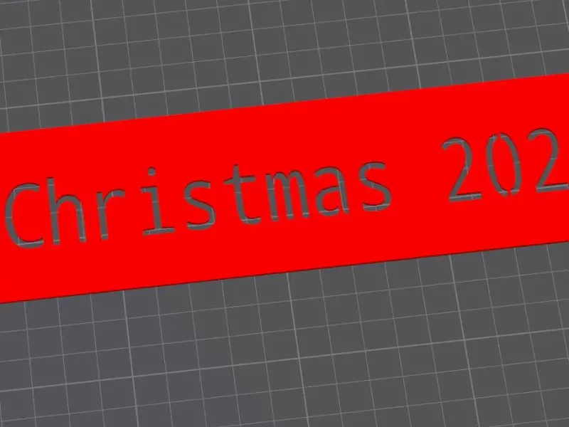 Christmas 2025 Stencil
