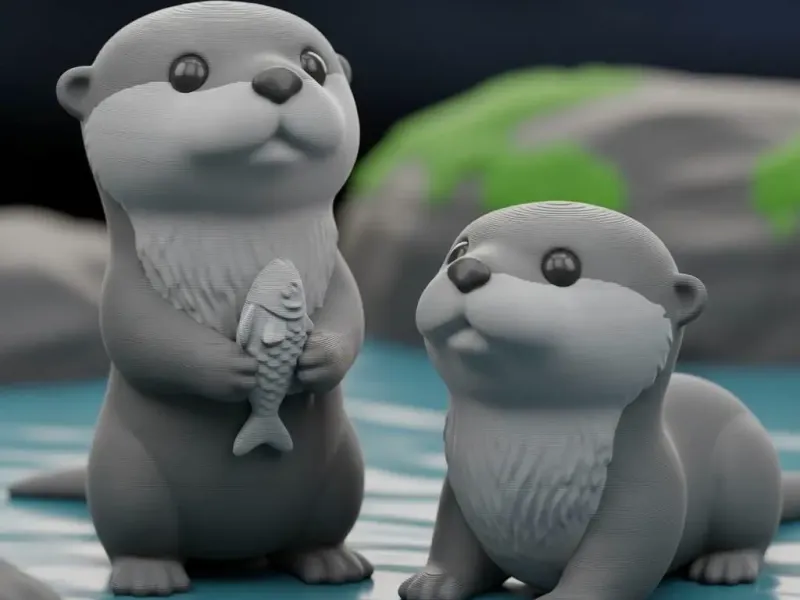 Nutrias - Set animales