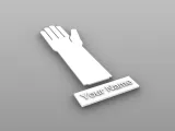 Hand Name Bookmark - Customizable-3