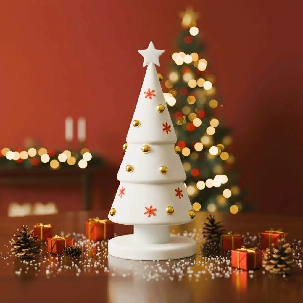 Minimalist Christmas Tree Figurine
