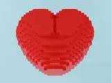8 bit heart 3D-4