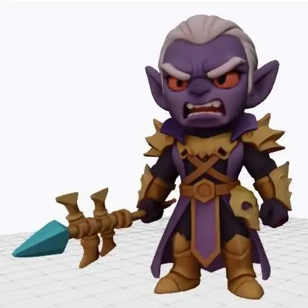 Kael Mini figura de acción basada en personaje de RAID