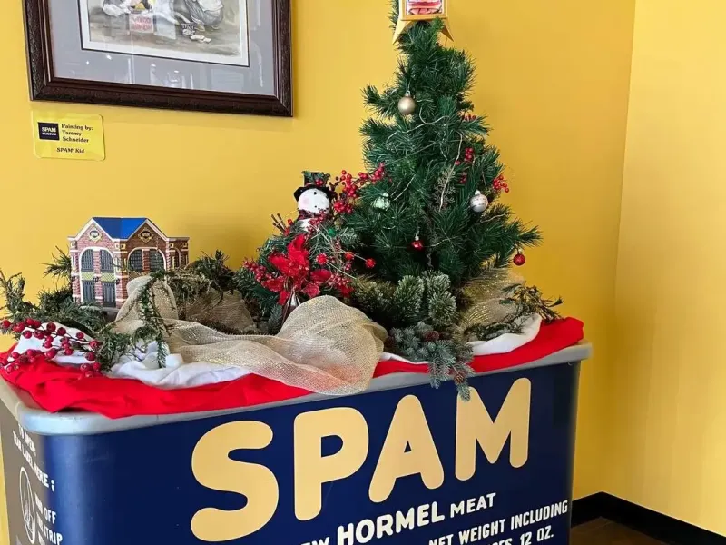SPAM Star Christmas Tree Topper