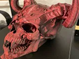Demon skull Halloween Decor-1