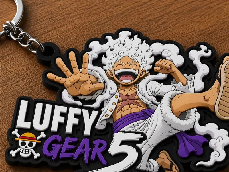 Schlüsselanhänger1 Luffy Gear 5