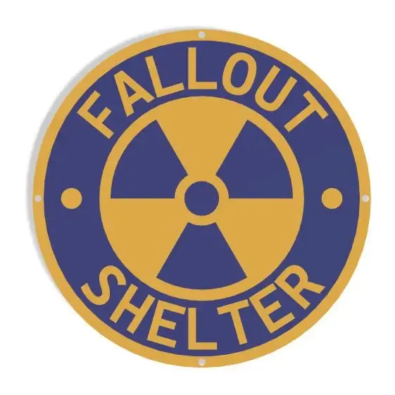 Fallout Shelter sign Wall Decoration Logo Poster