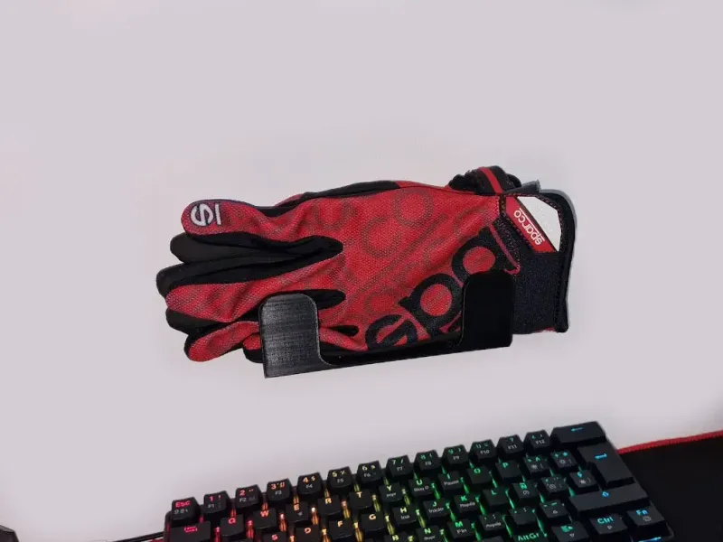 Soporte de pared para guantes